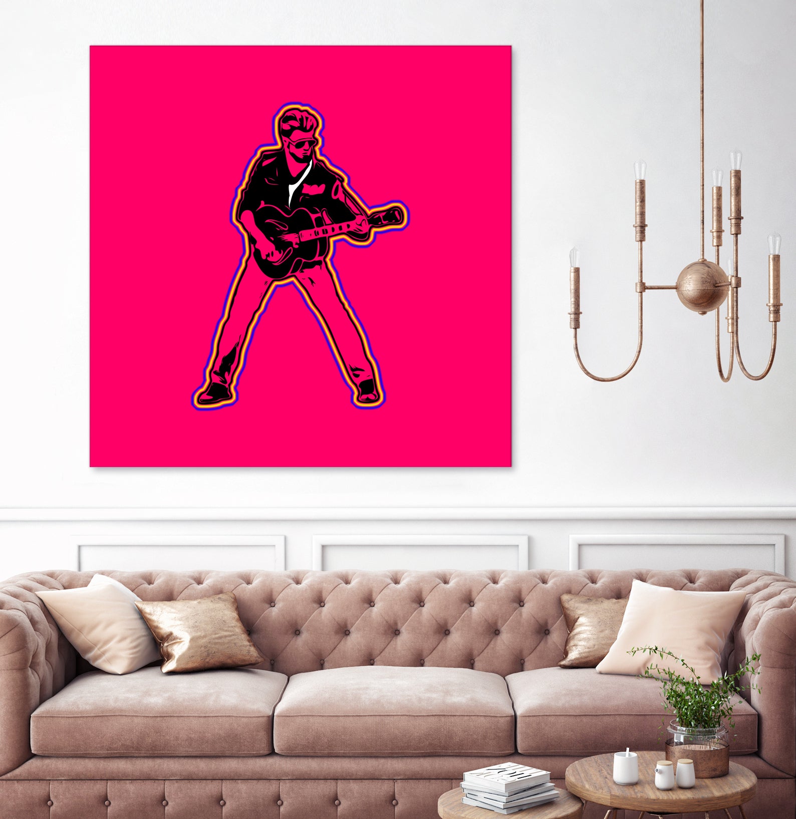 George Michael | Pop Art by William Cuccio on GIANT ART - pink digital painting