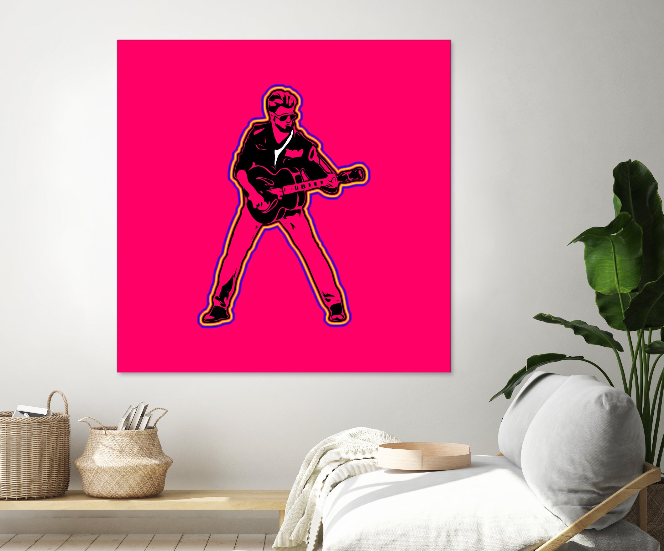 George Michael | Pop Art by William Cuccio on GIANT ART - pink digital painting