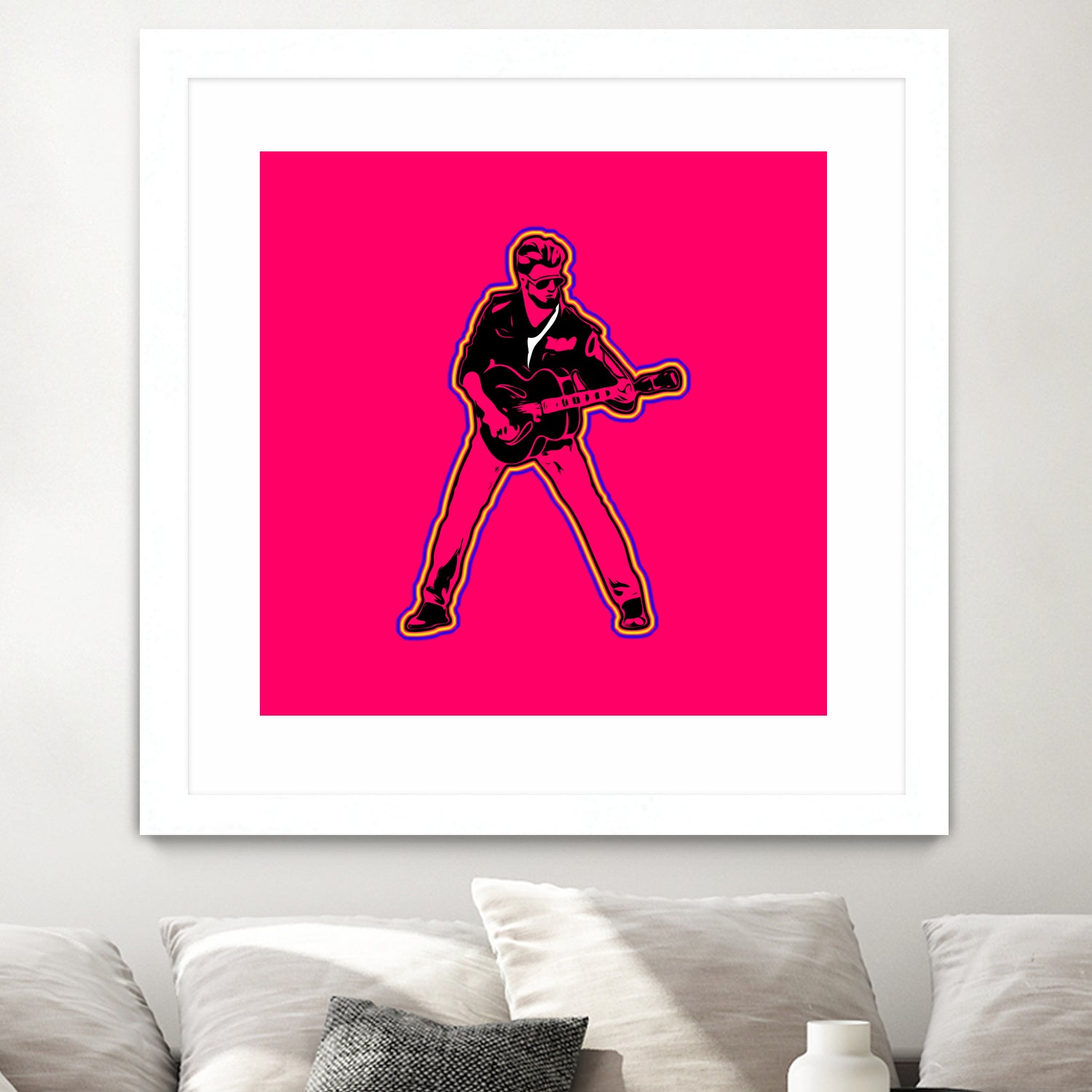 George Michael | Pop Art by William Cuccio on GIANT ART - pink digital painting