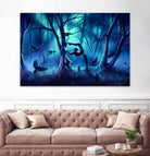 SCORPIO-from-the-Dancing-Zodiac by Cyril Rolando on GIANT ART - blue digital painting