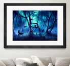 SCORPIO-from-the-Dancing-Zodiac by Cyril Rolando on GIANT ART - blue digital painting