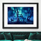 SCORPIO-from-the-Dancing-Zodiac by Cyril Rolando on GIANT ART - blue digital painting