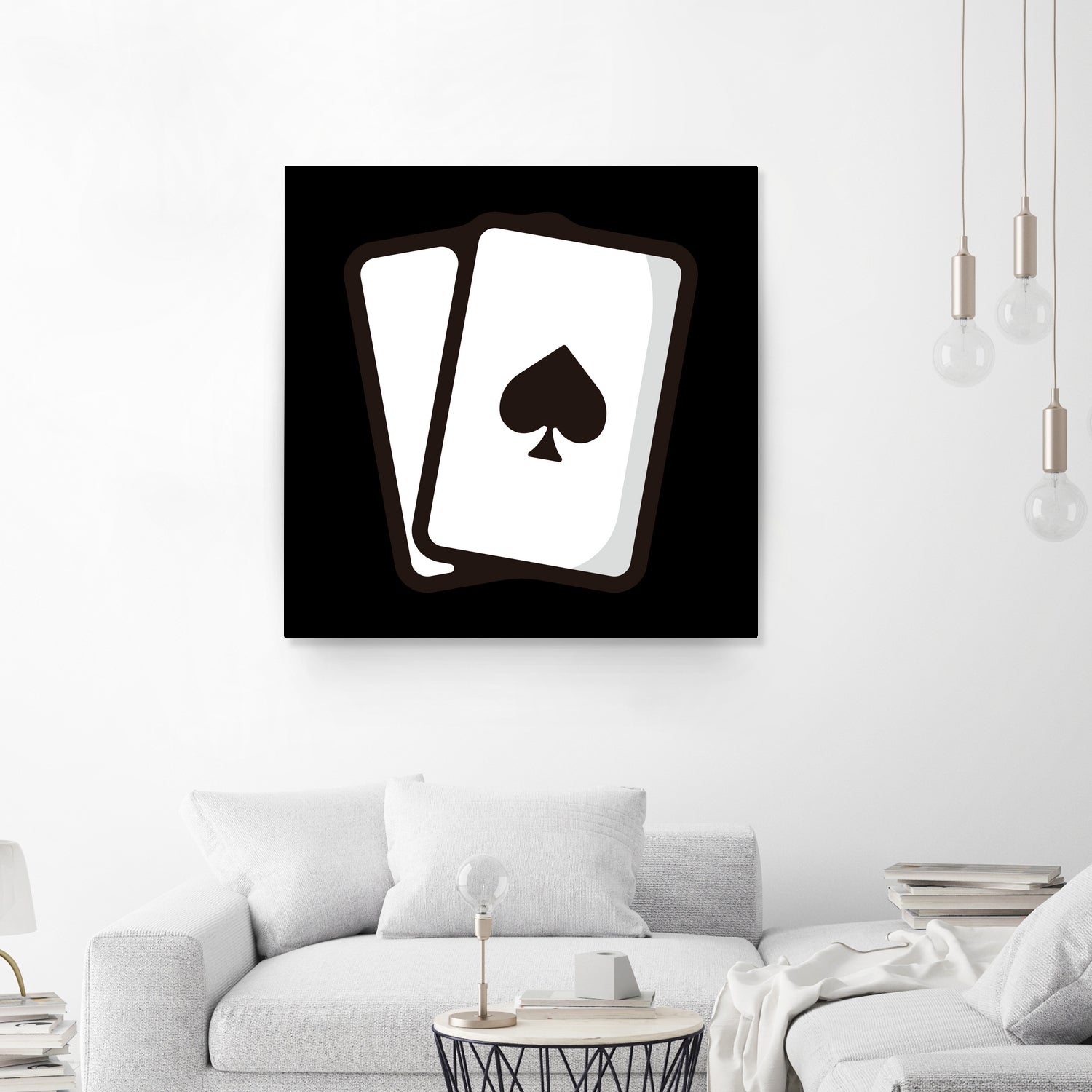 Playing card : Minimalistic icon series by Satoshi Kikyo on GIANT ART - white digital painting