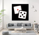 Dice : Minimalistic icon series by Satoshi Kikyo on GIANT ART - white digital painting