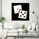 Dice : Minimalistic icon series by Satoshi Kikyo on GIANT ART - white digital painting