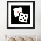 Dice : Minimalistic icon series by Satoshi Kikyo on GIANT ART - white digital painting