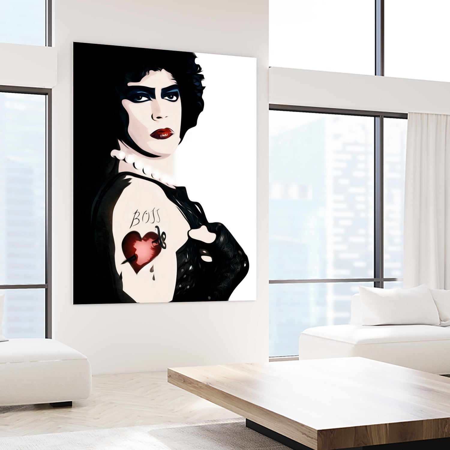 Dr Frank n Furter | Rocky Horror Picture Show by William Cuccio on GIANT ART - white digital painting