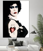 Dr Frank n Furter | Rocky Horror Picture Show by William Cuccio on GIANT ART - white digital painting