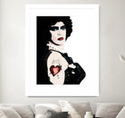 Dr Frank n Furter | Rocky Horror Picture Show by William Cuccio on GIANT ART - white digital painting