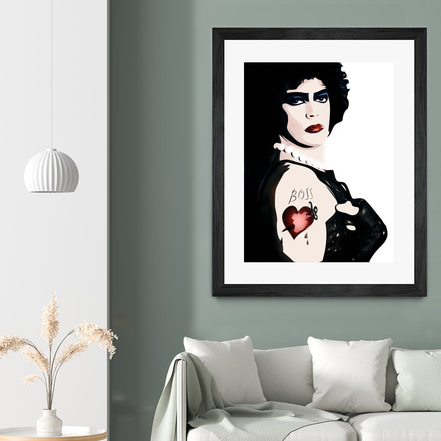 Dr Frank n Furter | Rocky Horror Picture Show by William Cuccio on GIANT ART - white digital painting