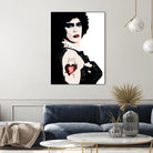 Dr Frank n Furter | Rocky Horror Picture Show by William Cuccio on GIANT ART - white digital painting