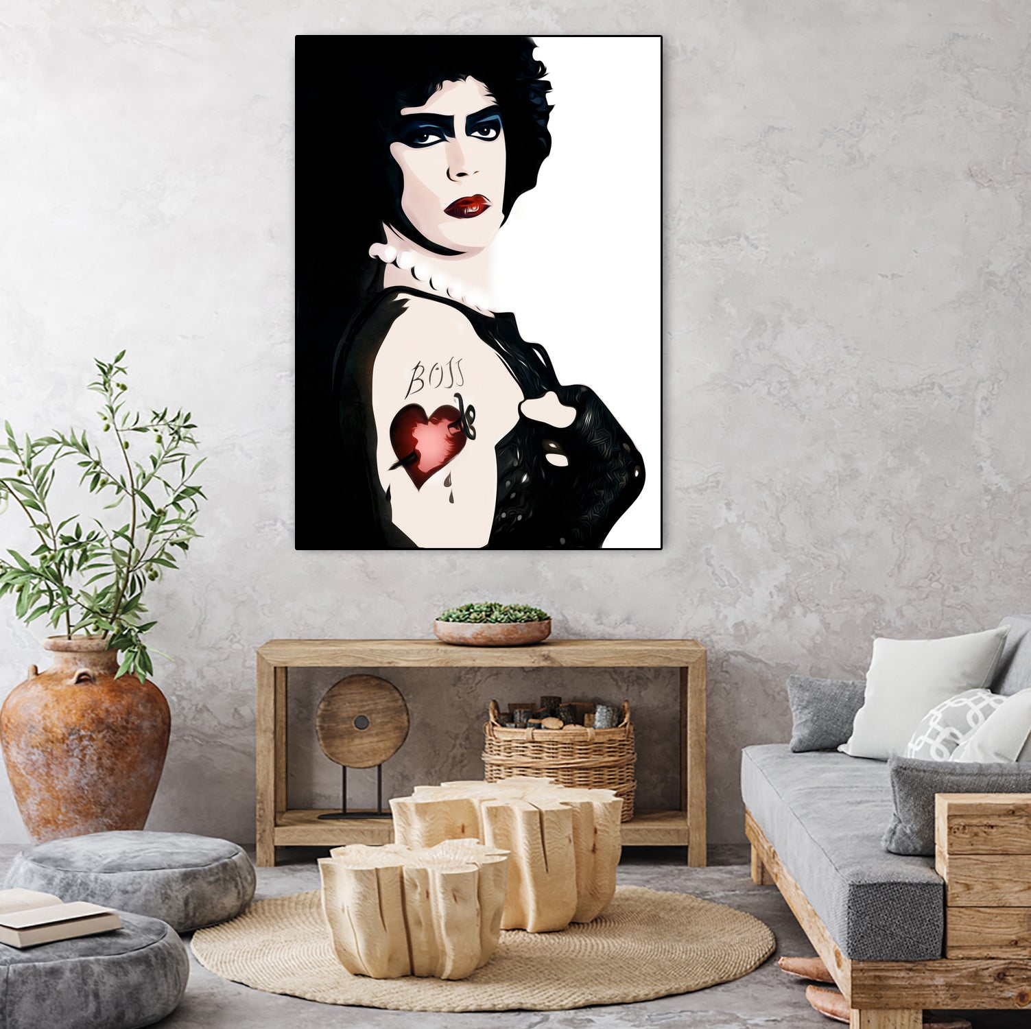 Dr Frank n Furter | Rocky Horror Picture Show by William Cuccio on GIANT ART - white digital painting