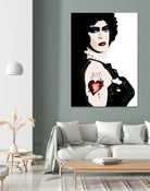 Dr Frank n Furter | Rocky Horror Picture Show by William Cuccio on GIANT ART - white digital painting