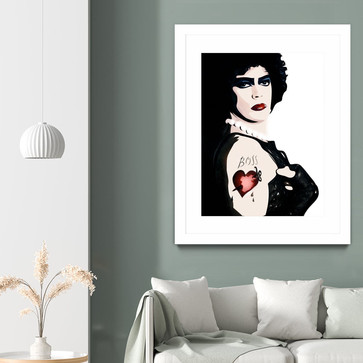 Dr Frank n Furter | Rocky Horror Picture Show by William Cuccio on GIANT ART - white digital painting