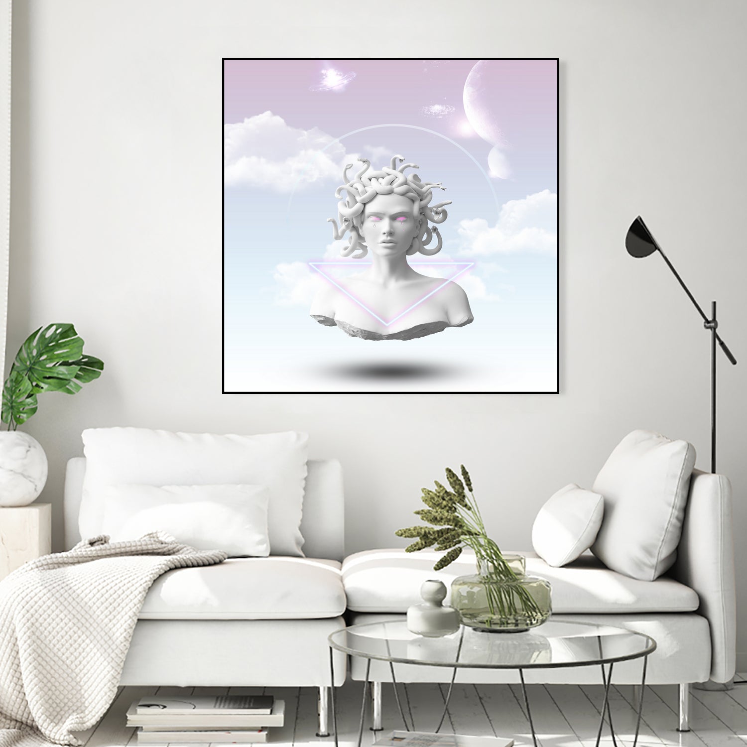 medusa by Caterina Lo Cicero on GIANT ART - white digital painting