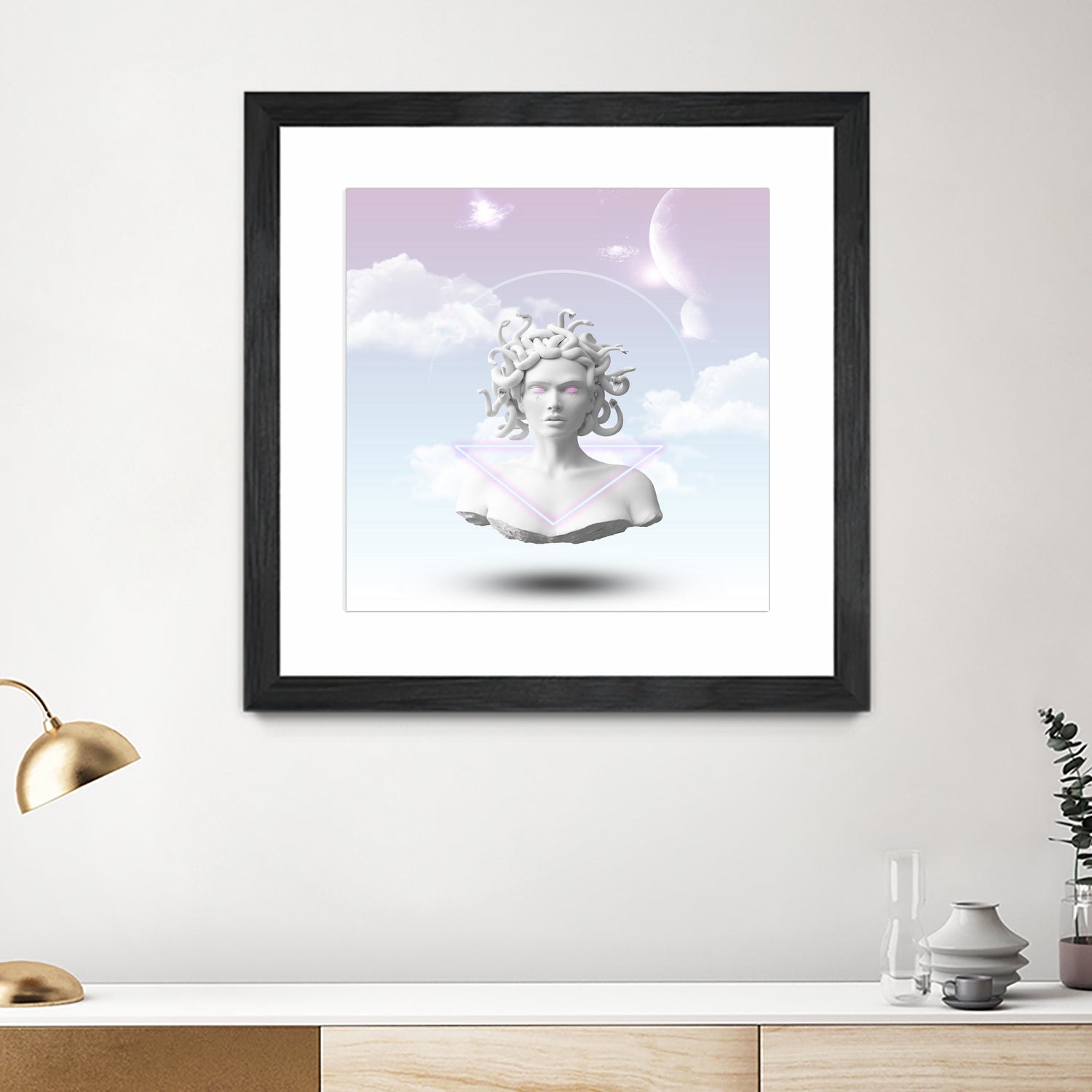 medusa by Caterina Lo Cicero on GIANT ART - white digital painting