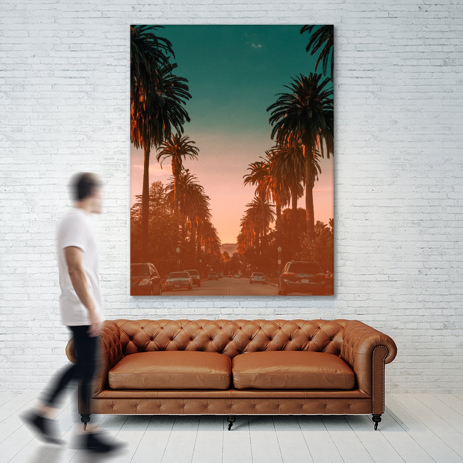 California Dreaming by Ben Angus on GIANT ART - orange photo illustration