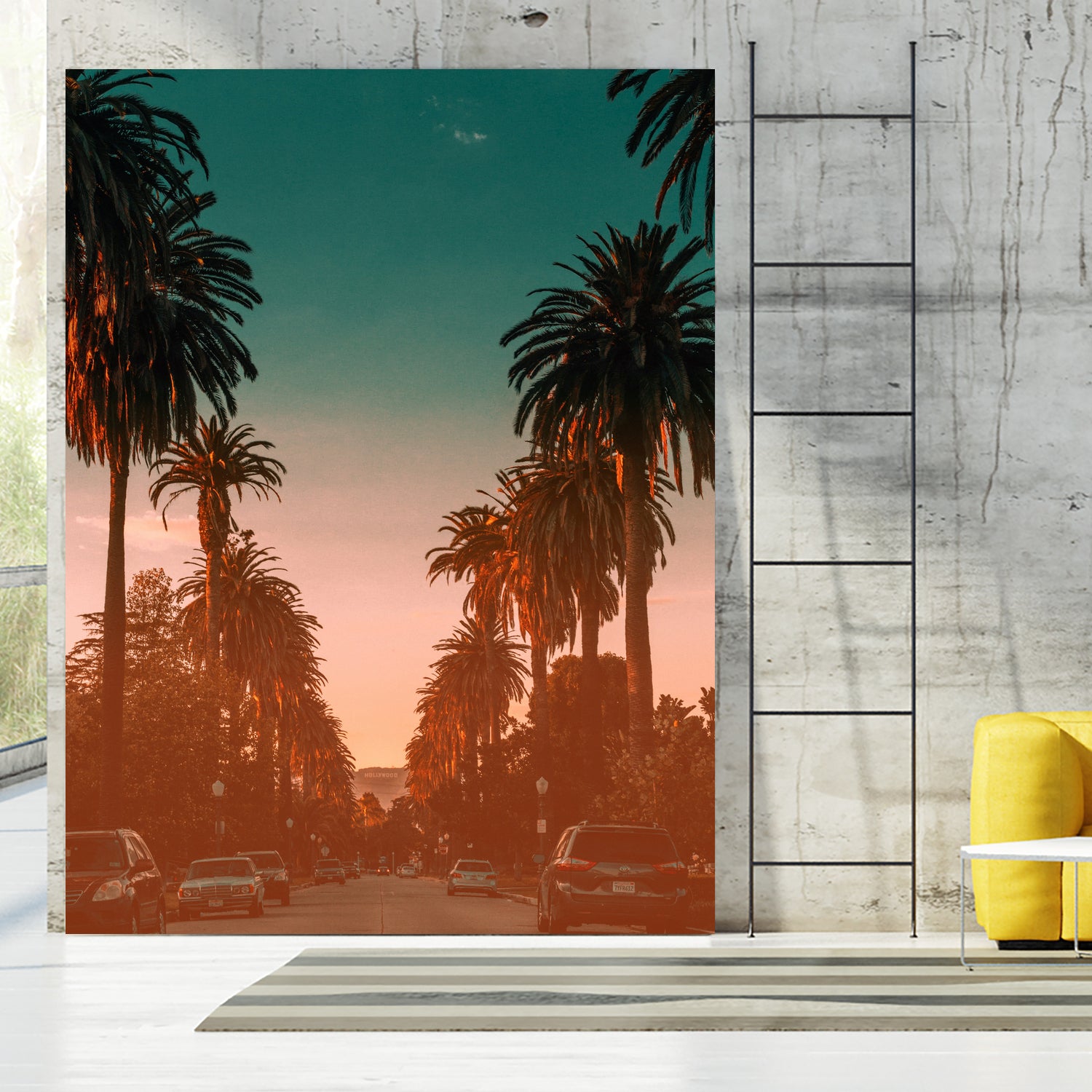 California Dreaming by Ben Angus on GIANT ART - orange photo illustration