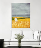 walter wheat grey sky by Katherine Blower on GIANT ART - gray digital painting