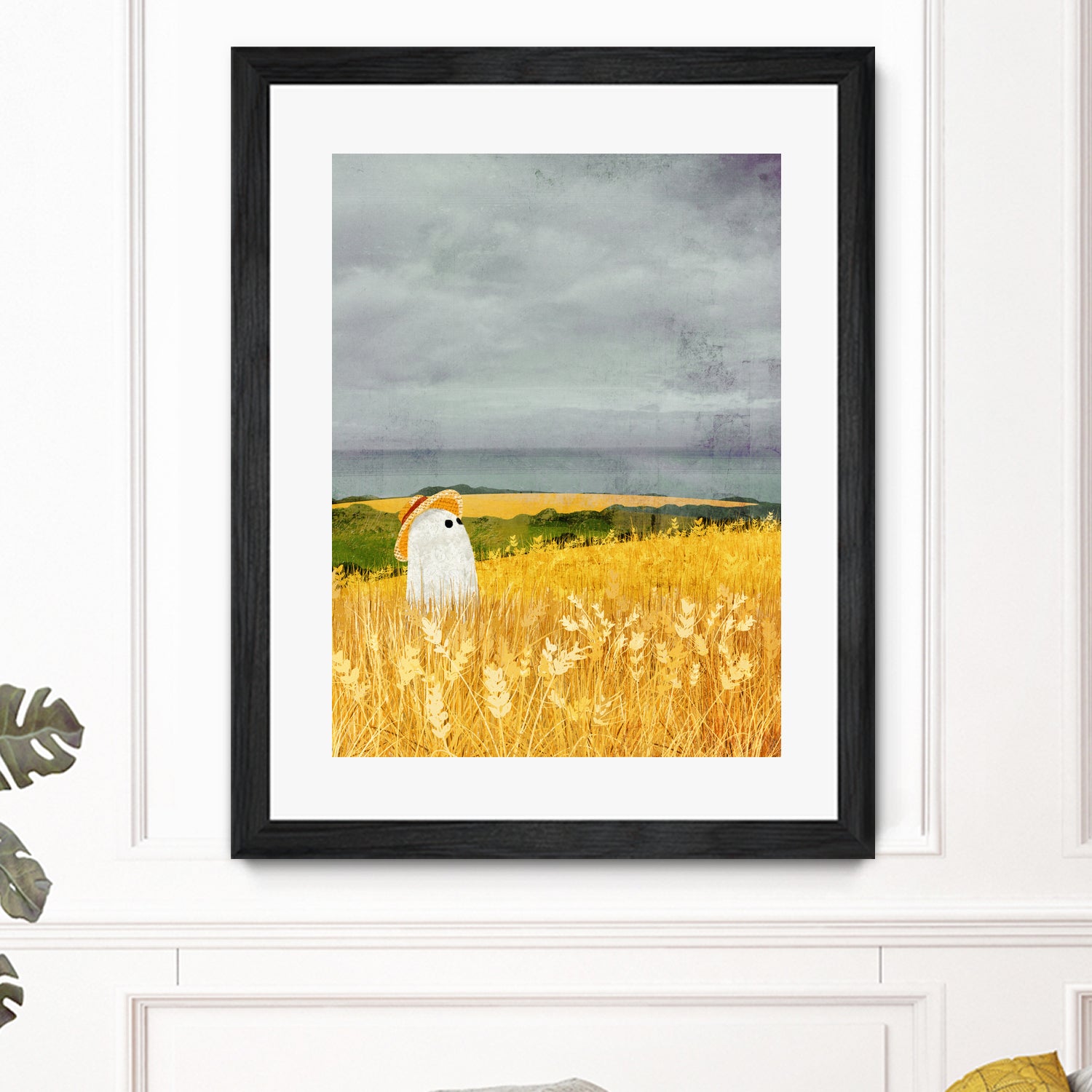 walter wheat grey sky by Katherine Blower on GIANT ART - gray digital painting