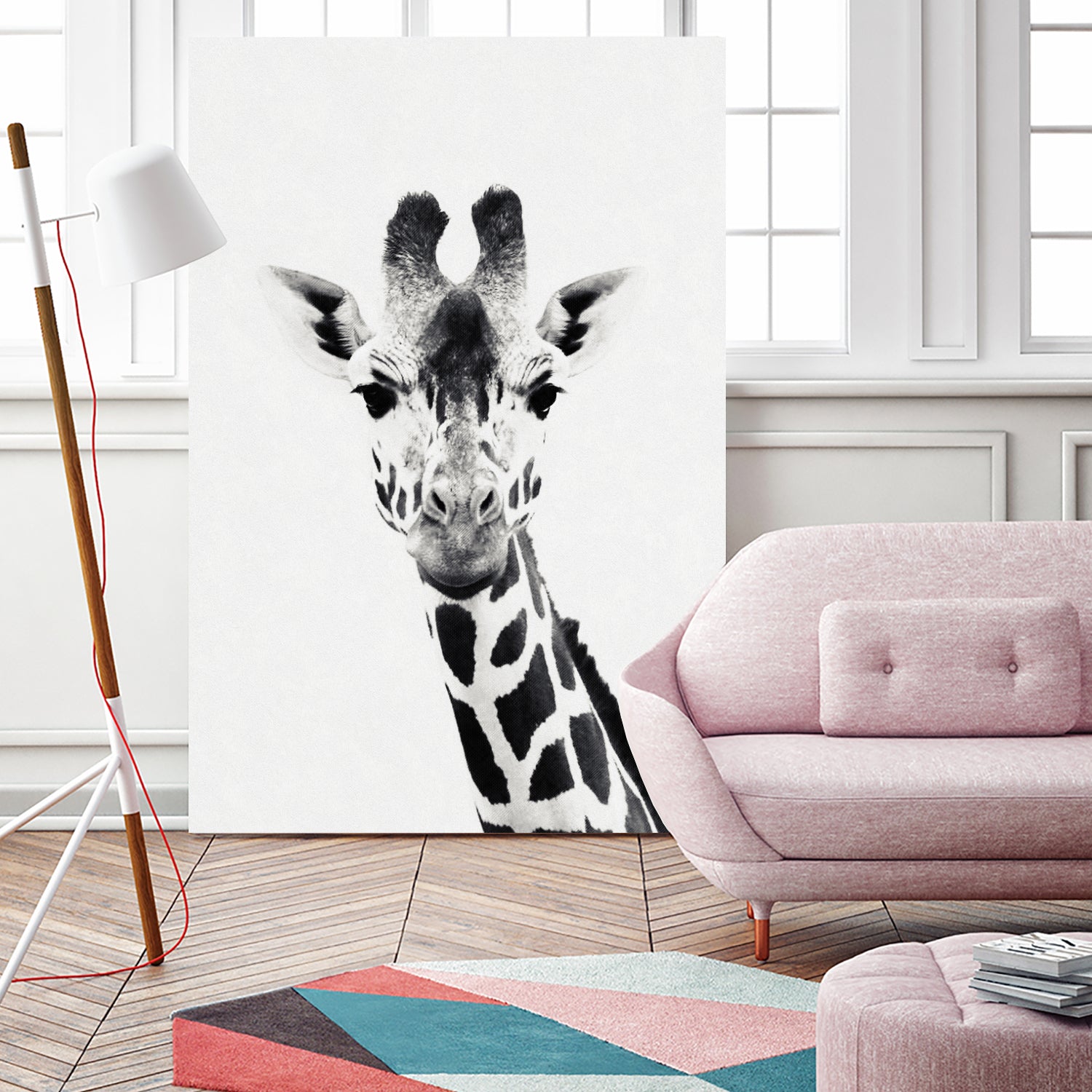 Giraffe by Menelaos Trompoukis on GIANT ART - white digital painting