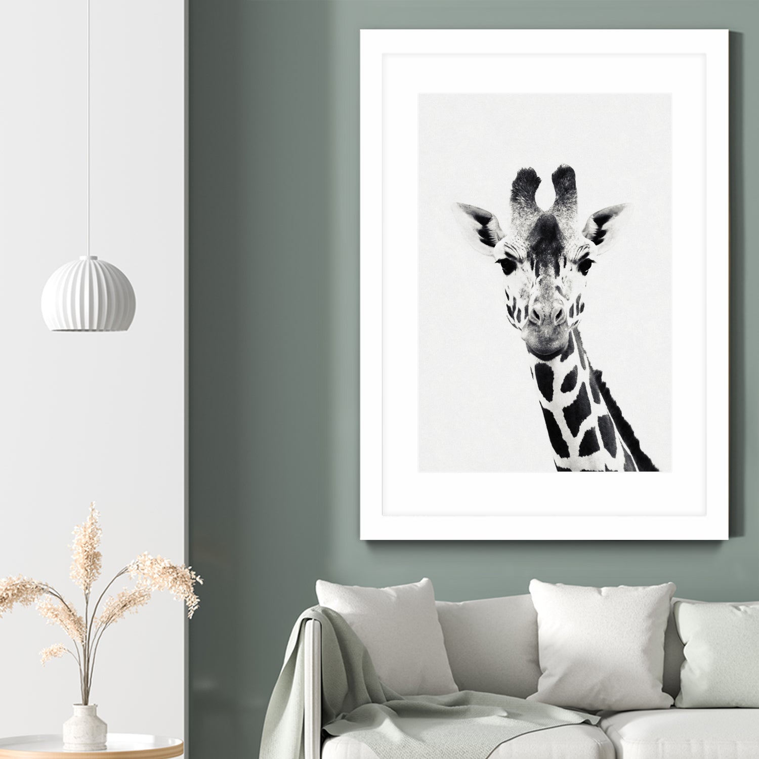 Giraffe by Menelaos Trompoukis on GIANT ART - white digital painting