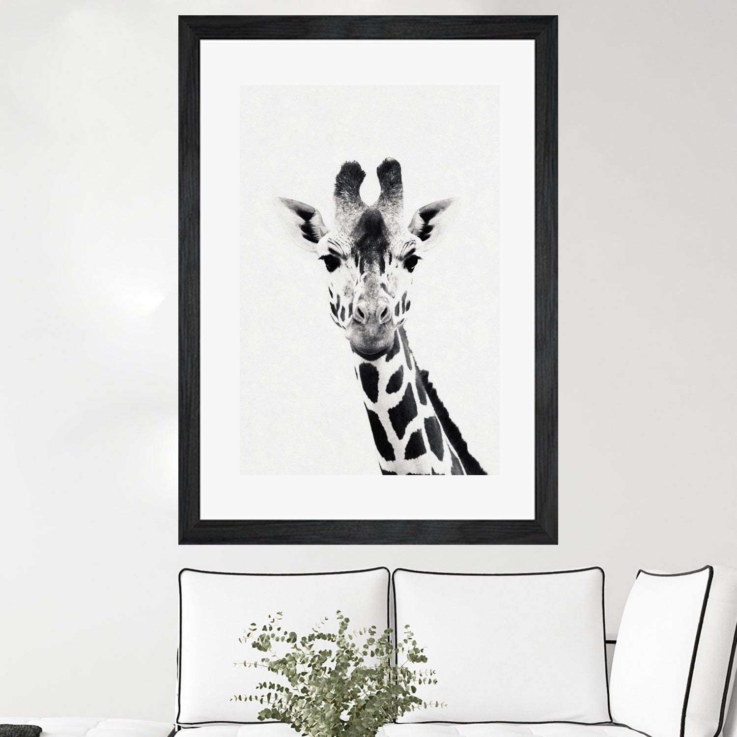 Giraffe by Menelaos Trompoukis on GIANT ART - white digital painting