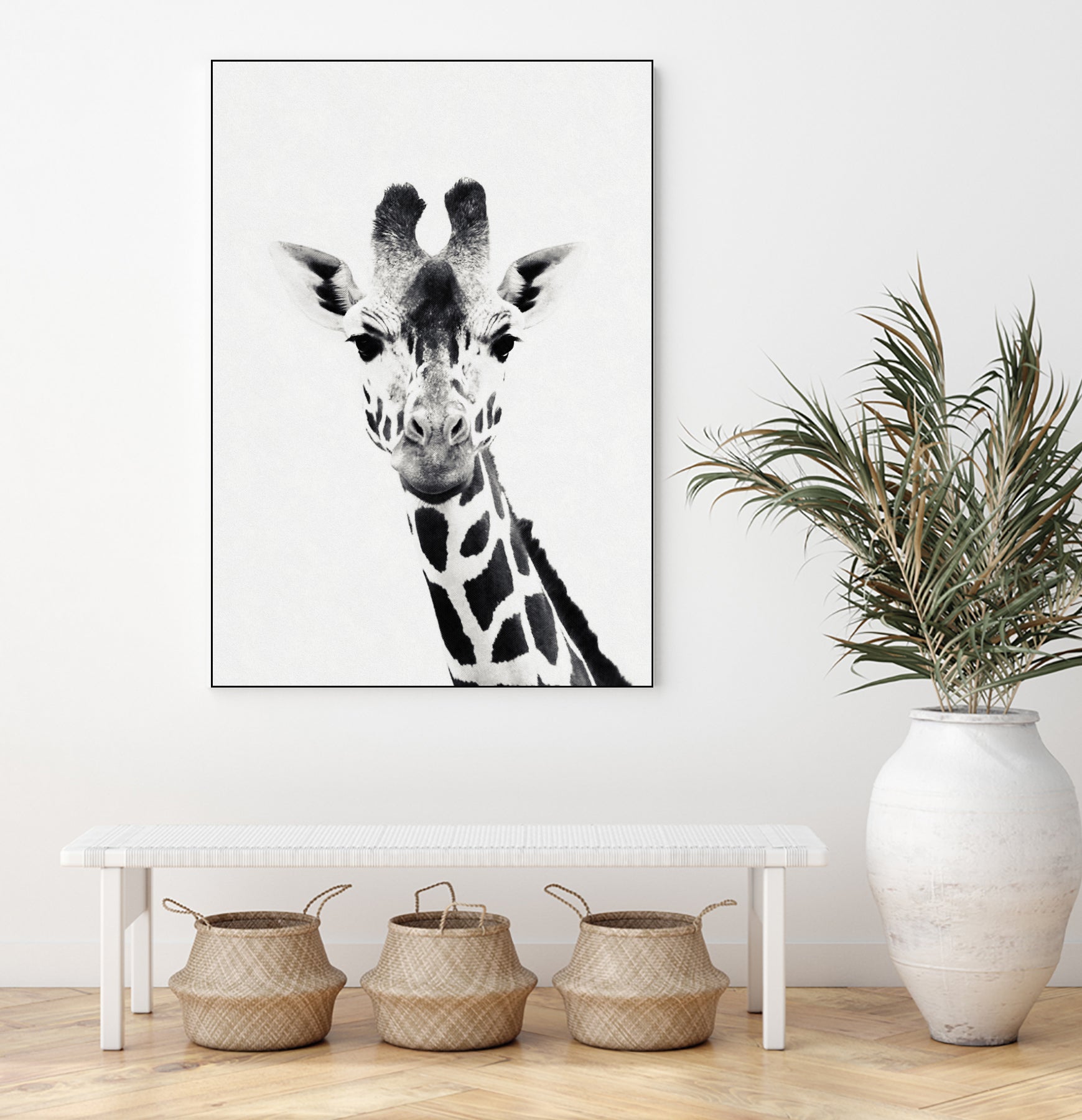 Giraffe by Menelaos Trompoukis on GIANT ART - white digital painting