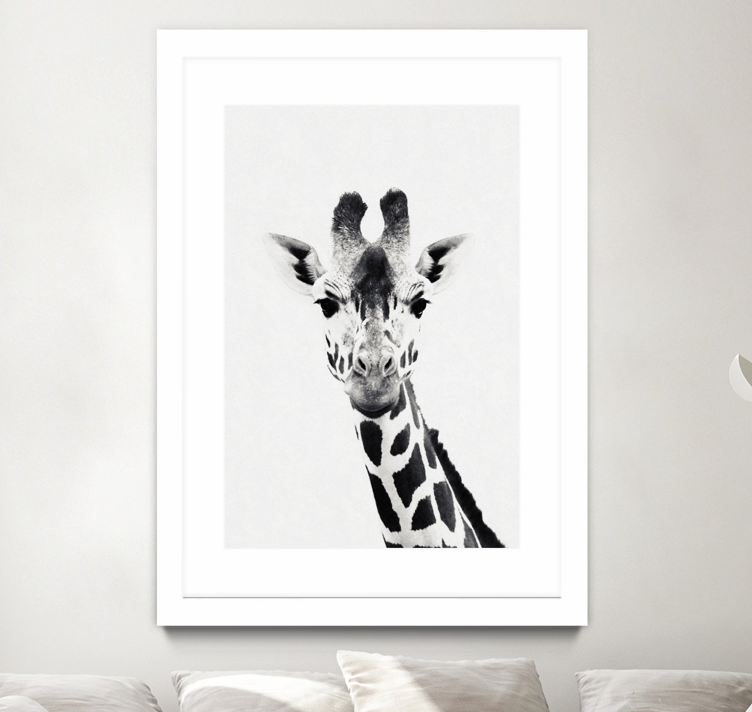 Giraffe by Menelaos Trompoukis on GIANT ART - white digital painting