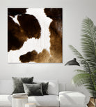 Beautiful Highland Cow Cowhide by Neli Dimitrova on GIANT ART - brown photo manipulation