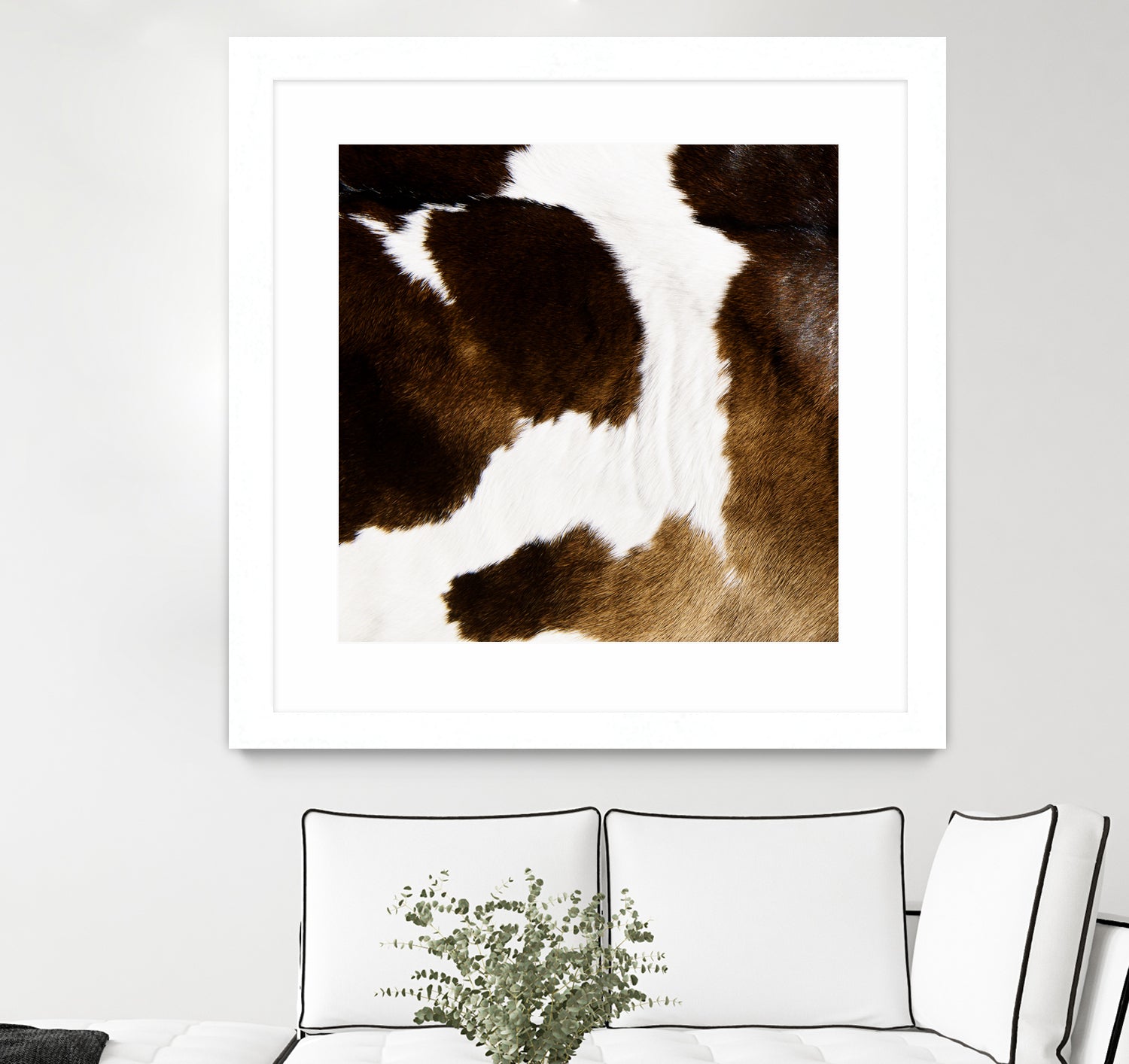 Beautiful Highland Cow Cowhide by Neli Dimitrova on GIANT ART - brown photo manipulation