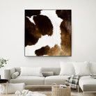 Beautiful Highland Cow Cowhide by Neli Dimitrova on GIANT ART - brown photo manipulation