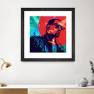 Kanye West by Nikita Abakumov on GIANT ART - red digital painting