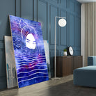 Nereid LXIX by Stevyn Llewellyn on GIANT ART - blue digital painting