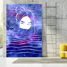 Nereid LXIX by Stevyn Llewellyn on GIANT ART - blue digital painting