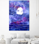 Nereid LXIX by Stevyn Llewellyn on GIANT ART - blue digital painting