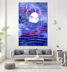 Nereid LXIX by Stevyn Llewellyn on GIANT ART - blue digital painting