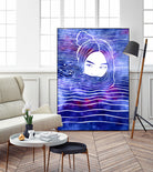 Nereid LXIX by Stevyn Llewellyn on GIANT ART - blue digital painting