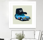 rideOrama wayne´s World by Camilo Suarez on GIANT ART - blue digital painting