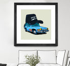 rideOrama wayne´s World by Camilo Suarez on GIANT ART - blue digital painting