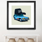 rideOrama wayne´s World by Camilo Suarez on GIANT ART - blue digital painting