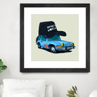 rideOrama wayne´s World by Camilo Suarez on GIANT ART - blue digital painting