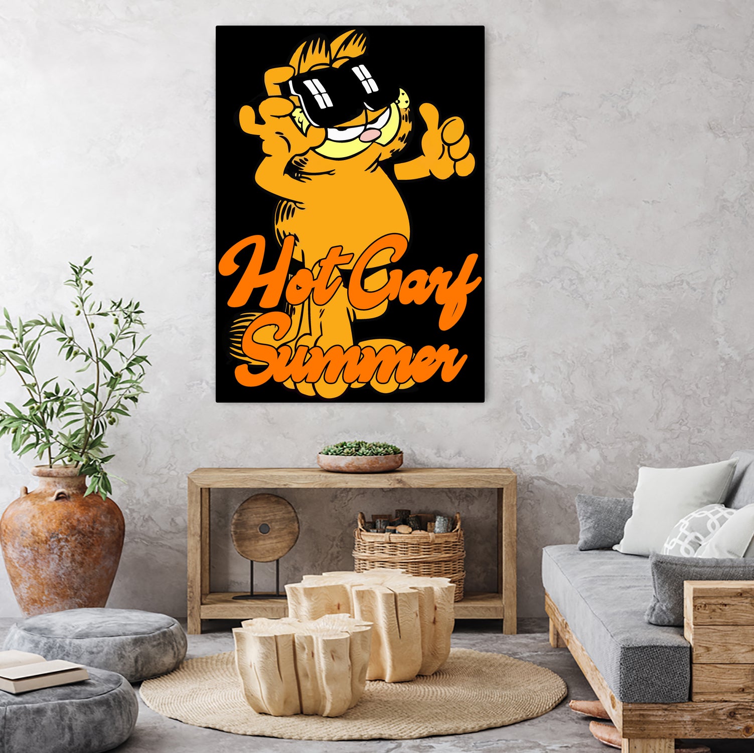 HOT GARF SUMMER by Denai Islam Sabanayo on GIANT ART - white vector illustration