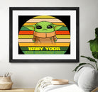 Baby Yoda by Syaiful Ulin Nuha on GIANT ART - black vector illustration