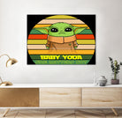 Baby Yoda by Syaiful Ulin Nuha on GIANT ART - black vector illustration