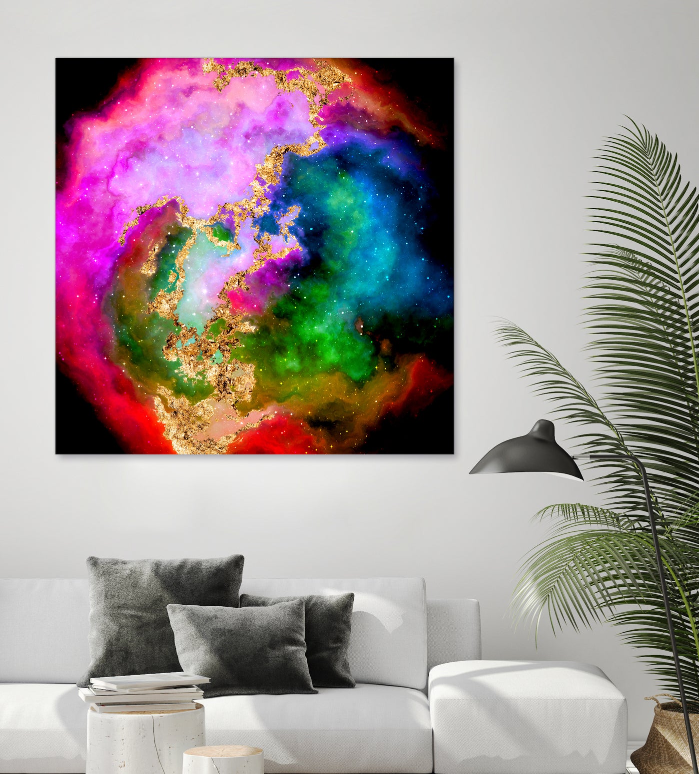 100 Nebulas in Space 006 by Raul Andre Petrasanta on GIANT ART - pink digital painting