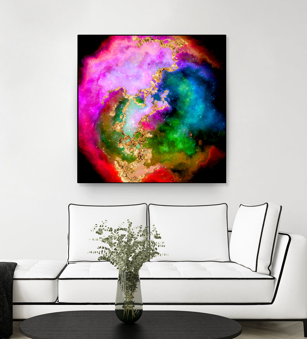 100 Nebulas in Space 006 by Raul Andre Petrasanta on GIANT ART - pink digital painting