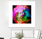 100 Nebulas in Space 006 by Raul Andre Petrasanta on GIANT ART - pink digital painting