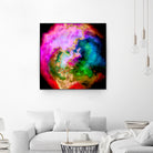 100 Nebulas in Space 006 by Raul Andre Petrasanta on GIANT ART - pink digital painting