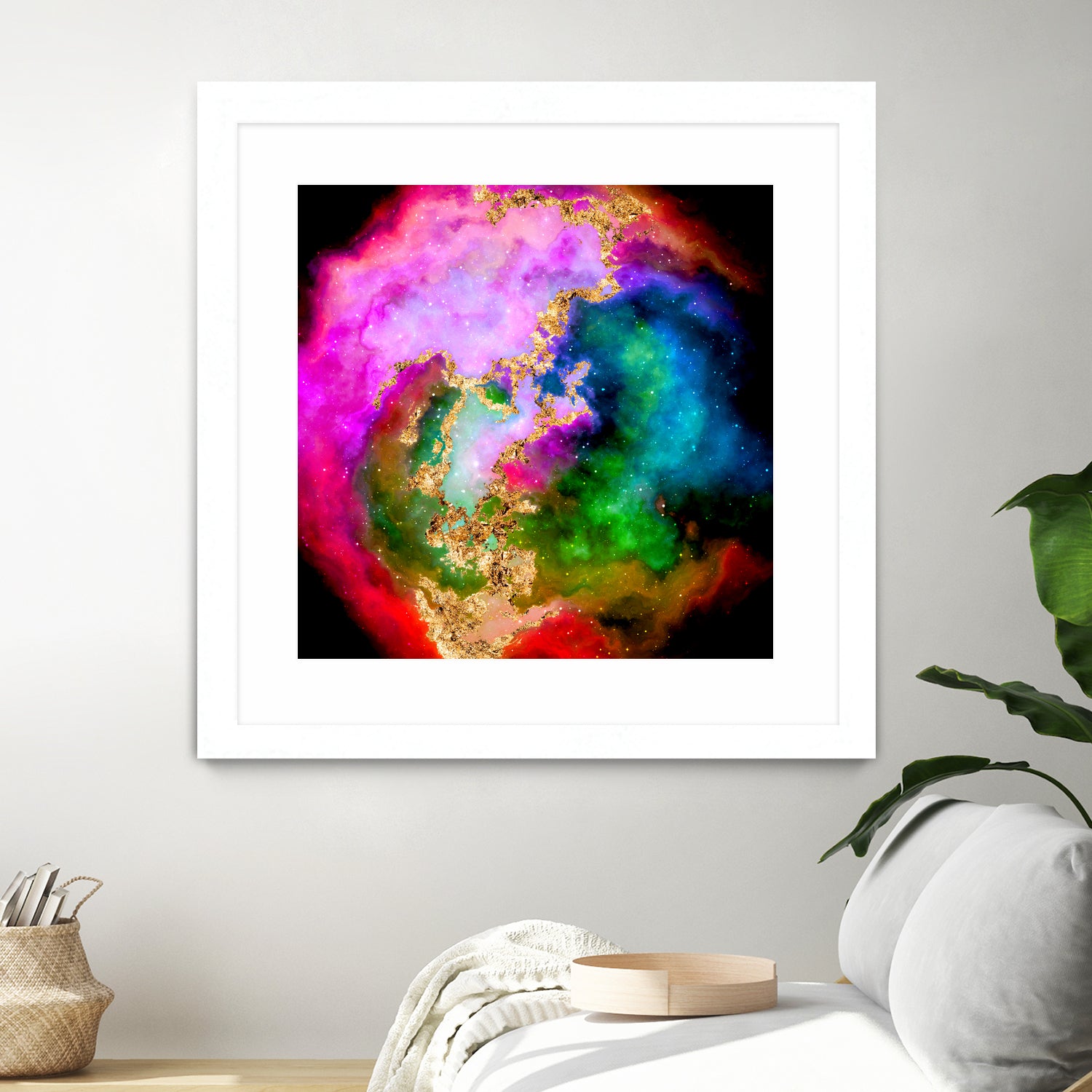 100 Nebulas in Space 006 by Raul Andre Petrasanta on GIANT ART - pink digital painting